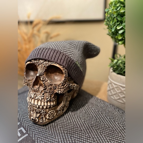 Set of 2 - Michael Kors Gray Hat-Beanie and Scarf Set w Sparkling Silver Details - Picture 7 of 13